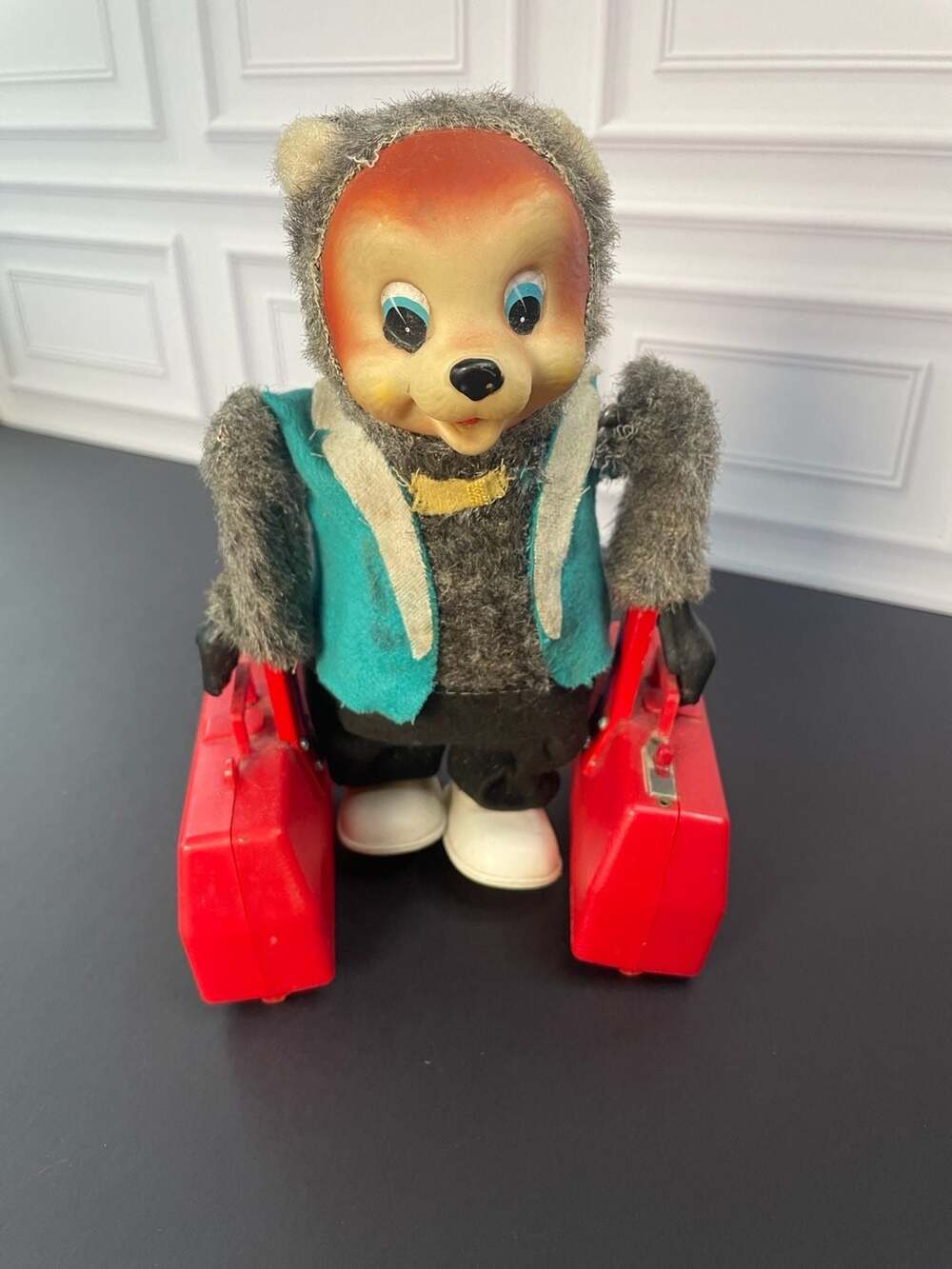 Vintage Tumbles the Bear Battery Operated Toy by Illfelder Toy Co. Japan